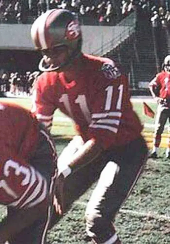 STEVE SPURRIER San Francisco 49ers 1969 Throwback NFL Football Jersey 