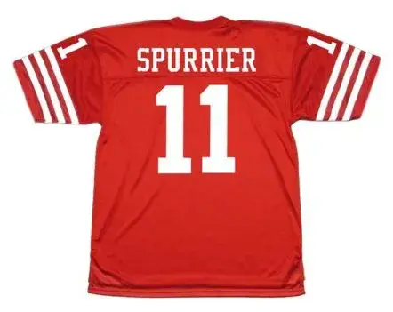 STEVE SPURRIER San Francisco 49ers 1973 Throwback Home NFL Football Jersey 