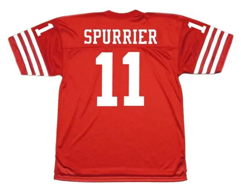 STEVE SPURRIER San Francisco 49ers 1973 Throwback Home NFL Football Jersey 