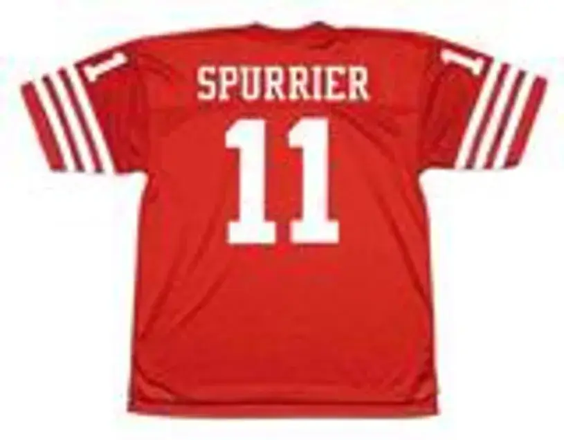 STEVE SPURRIER San Francisco 49ers 1973 Throwback Home NFL Football Jersey 