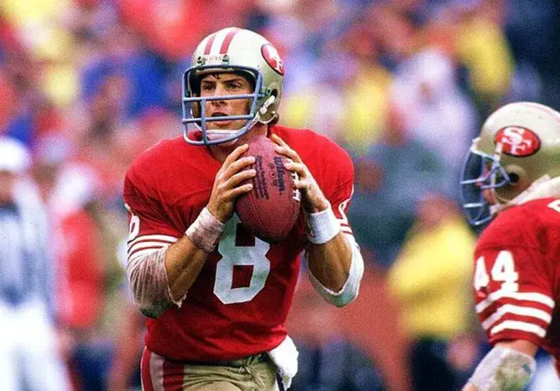 STEVE YOUNG San Francisco 49ers 1988 Throwback Home NFL Football Jersey 
