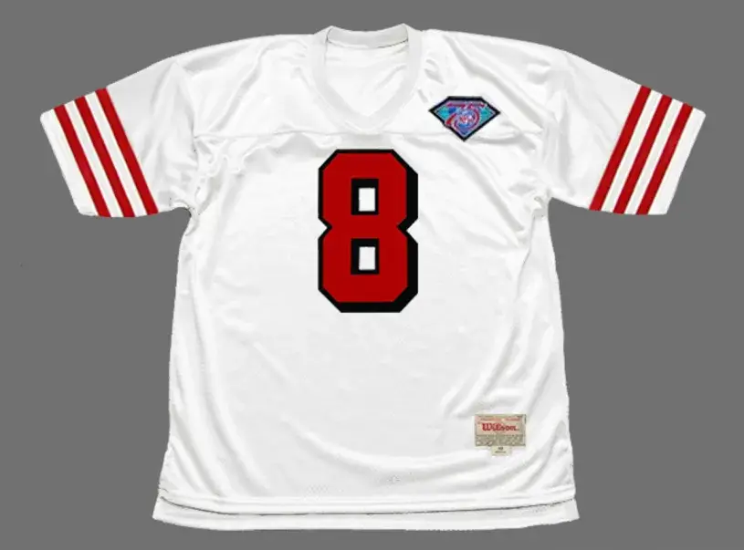 STEVE YOUNG San Francisco 49ers 1994 Throwback Away NFL Football Jersey