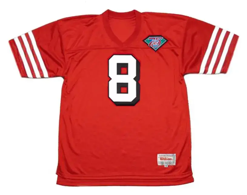 STEVE YOUNG San Francisco 49ers 1994 Throwback Home NFL Football Jersey