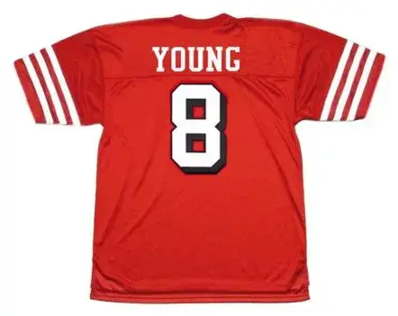 STEVE YOUNG San Francisco 49ers 1994 Throwback Home NFL Football Jersey 