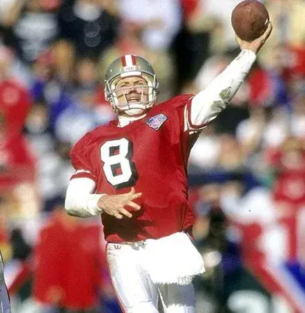 STEVE YOUNG San Francisco 49ers 1994 Throwback Home NFL Football Jersey 