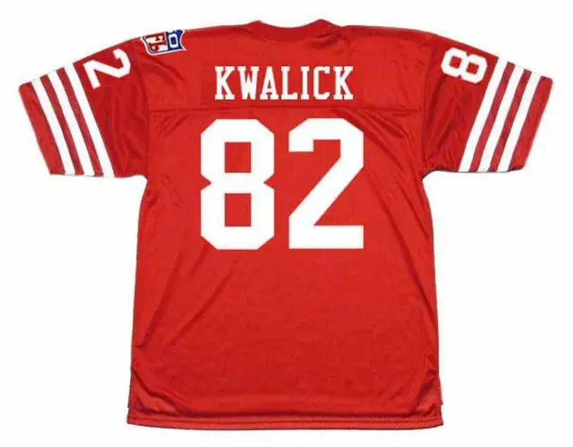 TED KWALICK San Francisco 49ers 1969 Throwback NFL Football Jersey 