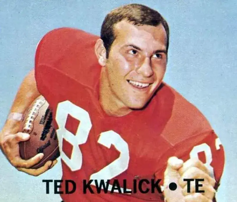 TED KWALICK San Francisco 49ers 1969 Throwback NFL Football Jersey 