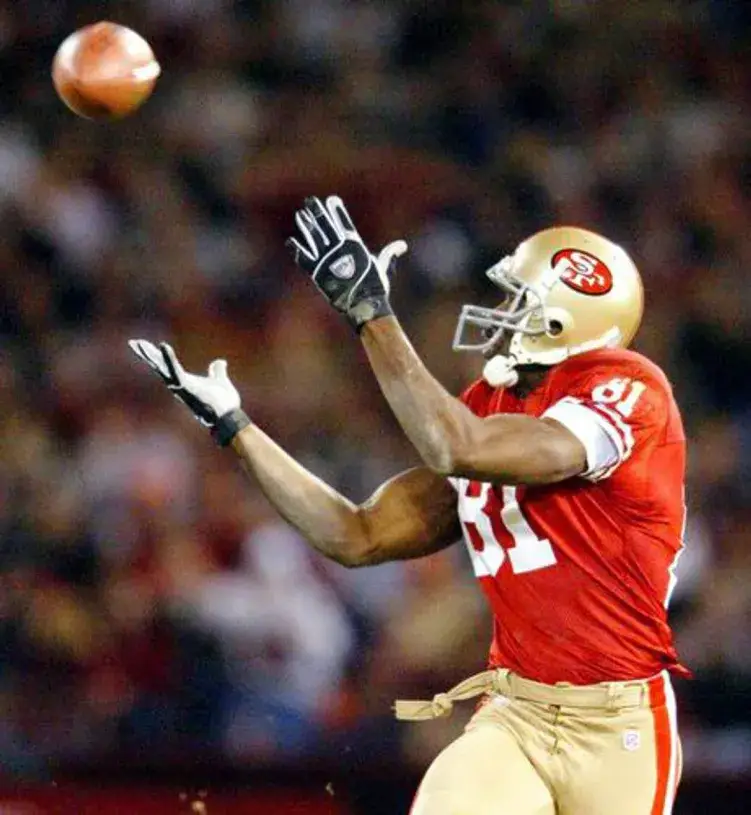 TERRELL OWENS San Francisco 49ers 2002 Throwback Home NFL Football Jersey 