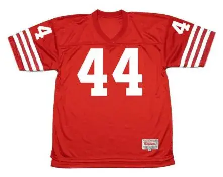 TOM RATHMAN San Francisco 49ers 1988 Throwback Home NFL Football Jersey