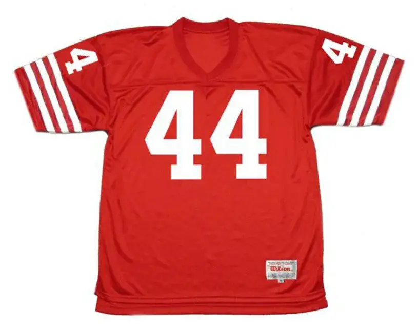 TOM RATHMAN San Francisco 49ers 1988 Throwback Home NFL Football Jersey