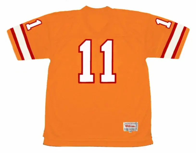STEVE SPURRIER Tampa Bay Buccaneers 1976 Home Throwback NFL Football Jersey