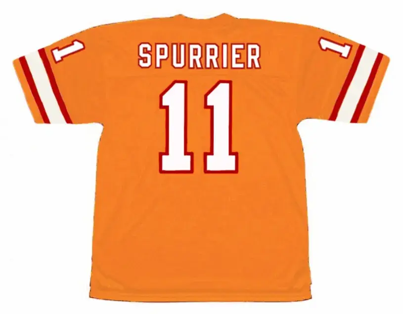STEVE SPURRIER Tampa Bay Buccaneers 1976 Home Throwback NFL Football Jersey 