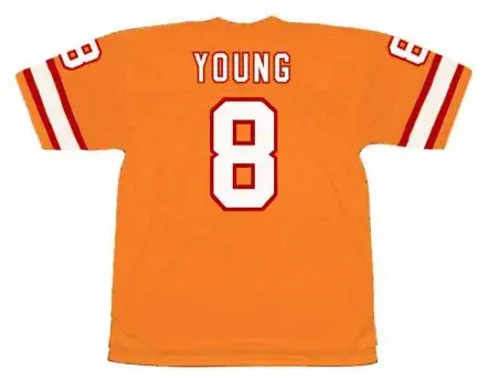 STEVE YOUNG Tampa Bay Buccaneers 1986 Home Throwback NFL Football Jersey 