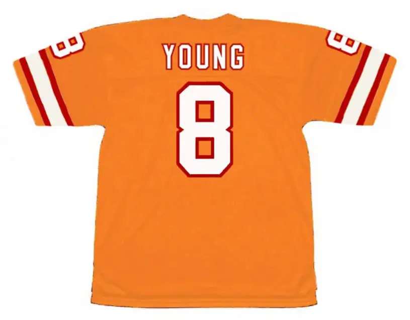STEVE YOUNG Tampa Bay Buccaneers 1986 Home Throwback NFL Football Jersey 