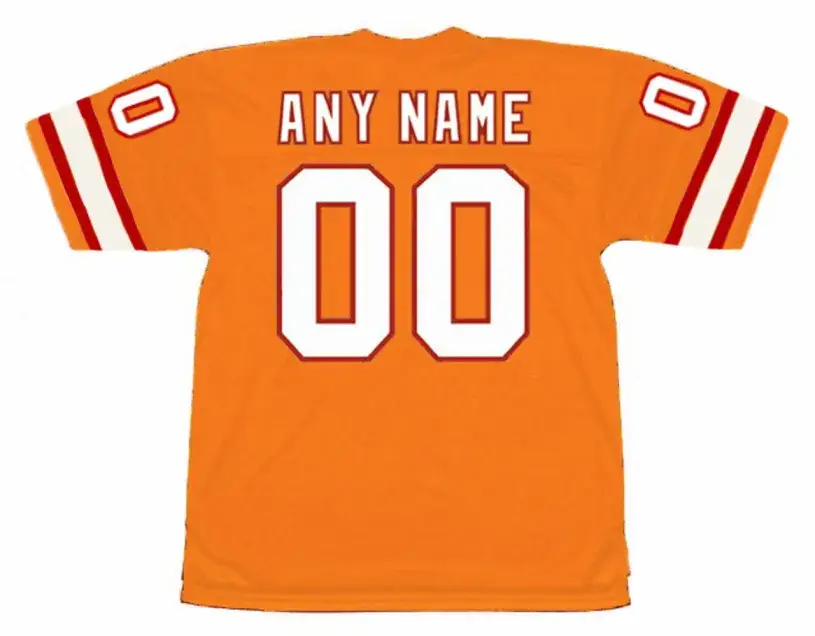 TAMPA BAY BUCCANEERS 1980’s Home Throwback NFL Jersey Customized “Any Name & Number(s)” 