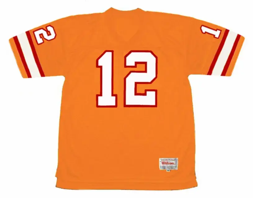 TOM BRADY Tampa Bay Buccaneers 1980’s Home Throwback NFL Football Jersey