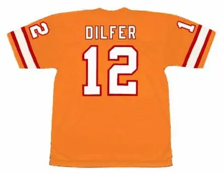TRENT DILFER Tampa Bay Buccaneers 1994 Home Throwback NFL Football Jersey 
