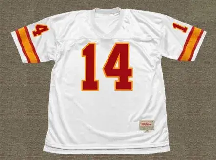 VINNY TESTAVERDE Tampa Bay Buccaneers 1988 Throwback NFL Football Jersey