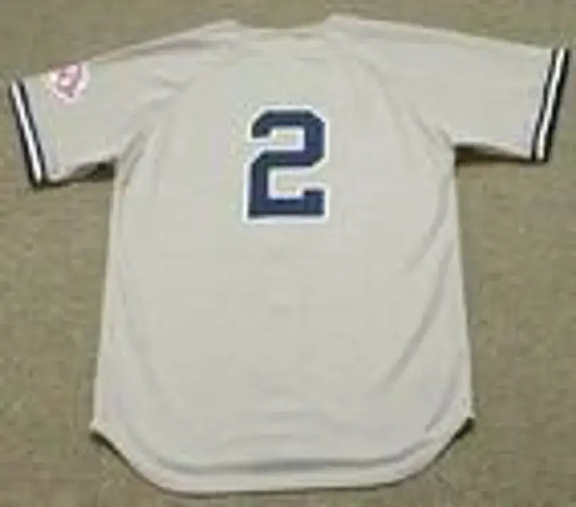 DEREK JETER New York Yankees 2003 Majestic Throwback Away Baseball Jersey 
