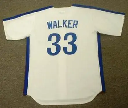 LARRY WALKER Montreal Expos 1991 Majestic Cooperstown Throwback Home Baseball Jersey 
