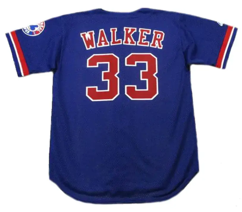 LARRY WALKER Montreal Expos 1994 Majestic Throwback Baseball Jersey 