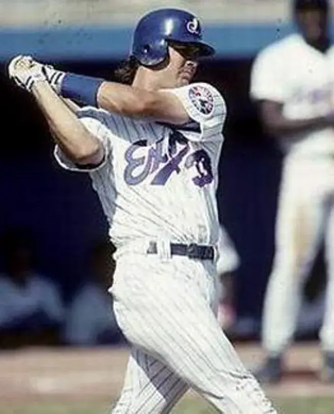 LARRY WALKER Montreal Expos 1994 Majestic Throwback Home Baseball Jersey 