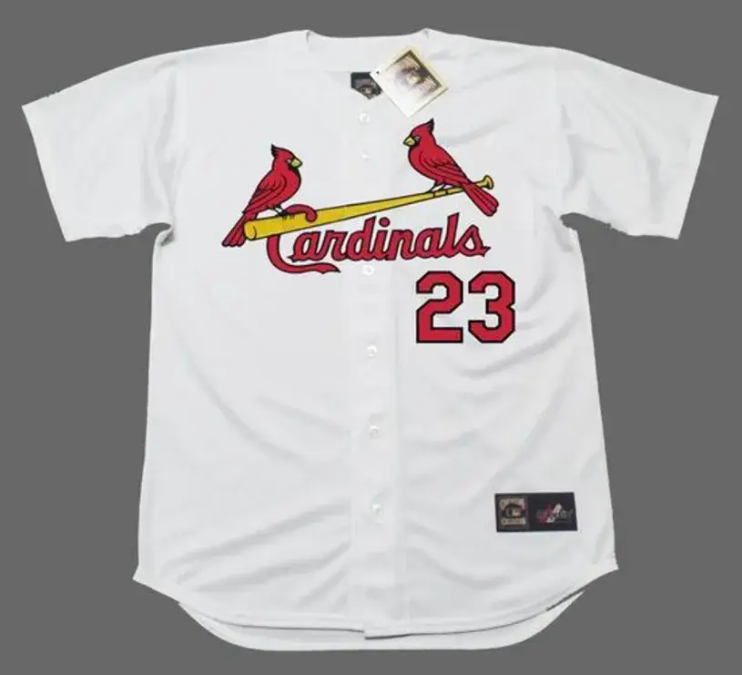 TED SIMMONS St. Louis Cardinals 1970 Home Majestic Throwback Baseball Jersey