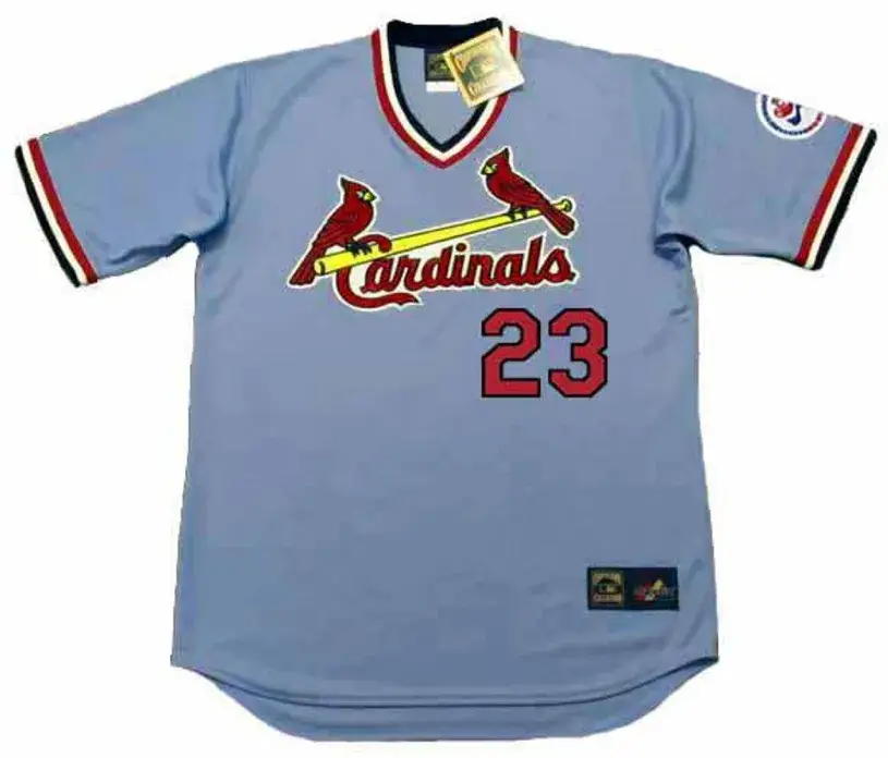 TED SIMMONS St. Louis Cardinals 1976 Away Majestic Throwback Baseball Jersey