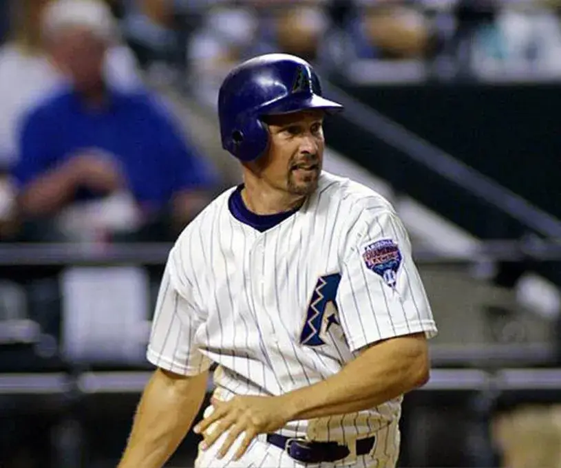 MARK GRACE Arizona Diamondbacks 2001 Majestic Throwback Home Baseball Jersey 