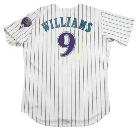 MATT WILLIAMS Arizona Diamondbacks 2001 Majestic Throwback Home Baseball Jersey 