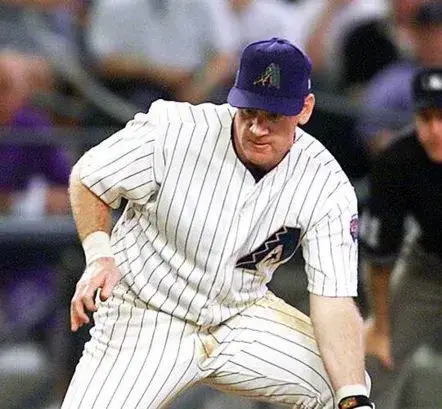 MATT WILLIAMS Arizona Diamondbacks 2001 Majestic Throwback Home Baseball Jersey 