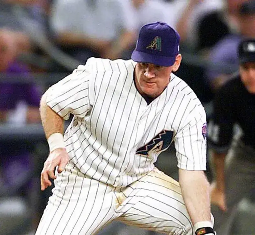 MATT WILLIAMS Arizona Diamondbacks 2001 Majestic Throwback Home Baseball Jersey 
