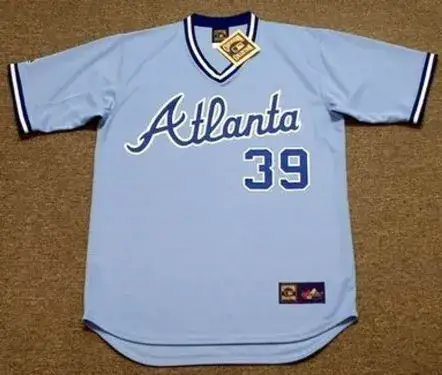 AL HRABOSKY Atlanta Braves 1982 Majestic Cooperstown Throwback Baseball Jersey