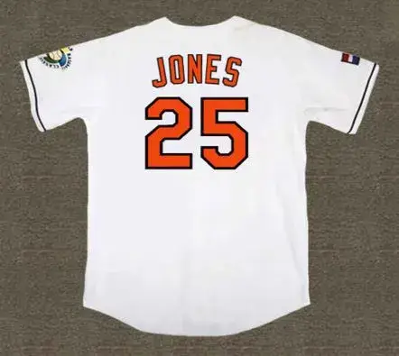 ANDRUW JONES 2006 Netherlands WBC Majestic Throwback Baseball Jersey