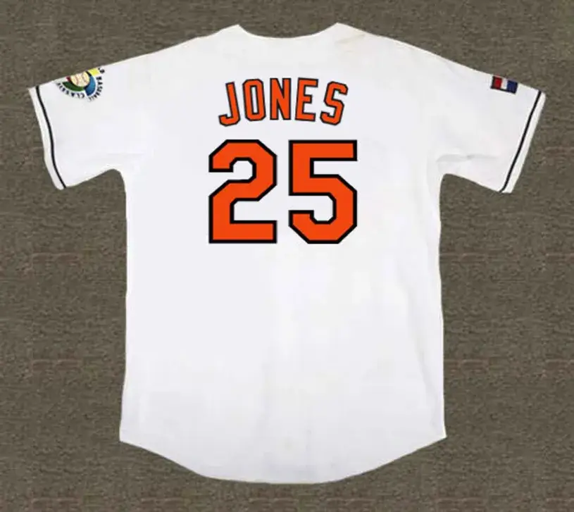 ANDRUW JONES 2006 Netherlands WBC Majestic Throwback Baseball Jersey