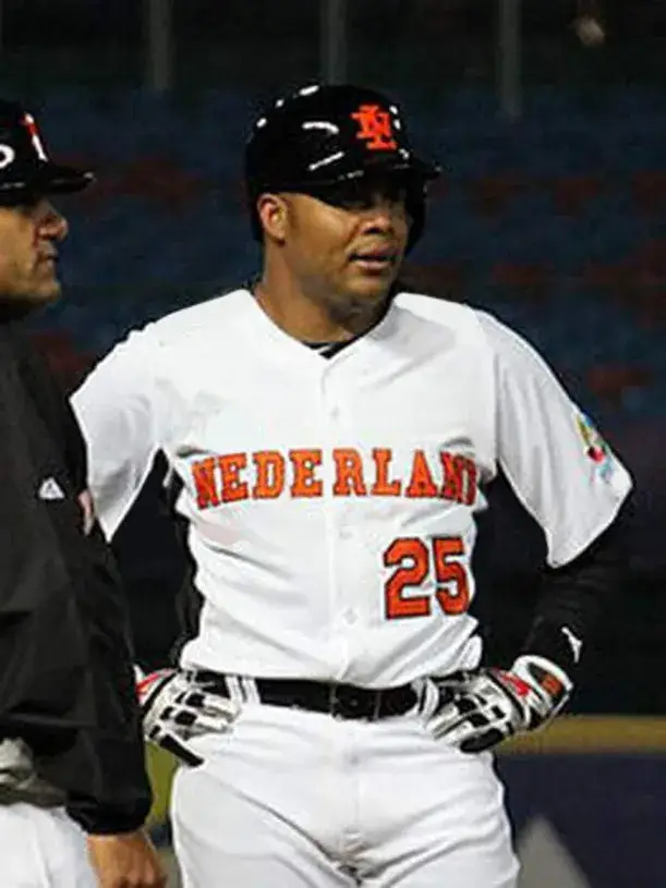 ANDRUW JONES 2006 Netherlands WBC Majestic Throwback Baseball Jersey 