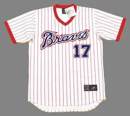 ANDY “CHANNEL” MESSERSMITH Atlanta Braves 1976 Home Majestic Throwback Baseball Jersey