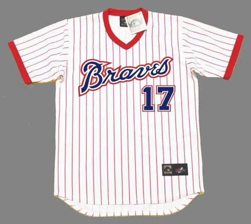 ANDY “CHANNEL” MESSERSMITH Atlanta Braves 1976 Home Majestic Throwback Baseball Jersey