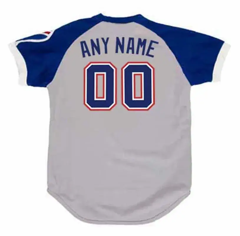 ATLANTA BRAVES 1970’s Away Majestic Throwback Jersey Customized “Any Name & Numbers” 