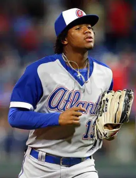 ATLANTA BRAVES 1970’s Away Majestic Throwback Jersey Customized “Any Name & Numbers” 