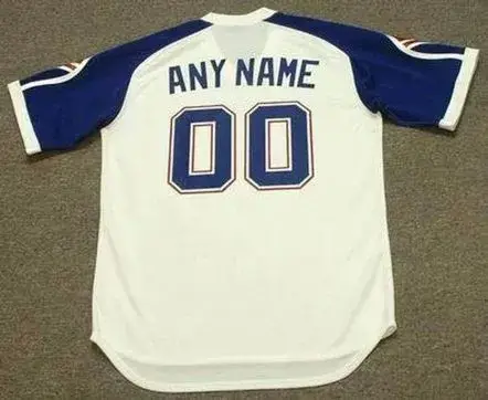 ATLANTA BRAVES 1970’s Home Majestic Throwback Jersey Customized “Any Name & Numbers” 