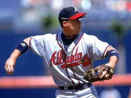 ATLANTA BRAVES 1990’s Away Majestic Throwback Jersey Customized “Any Name & Numbers” 