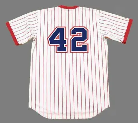 BIFF “POCO” POCOROBA Atlanta Braves 1976 Home Majestic Throwback Baseball Jersey 
