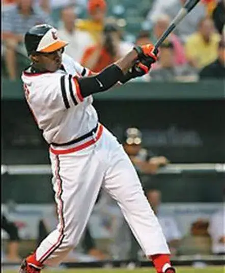 ADAM JONES Baltimore Orioles 1980’s Majestic Cooperstown Throwback Jersey 