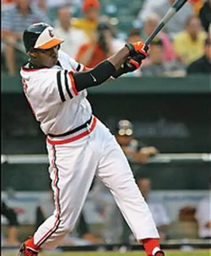 ADAM JONES Baltimore Orioles 1980’s Majestic Cooperstown Throwback Jersey 