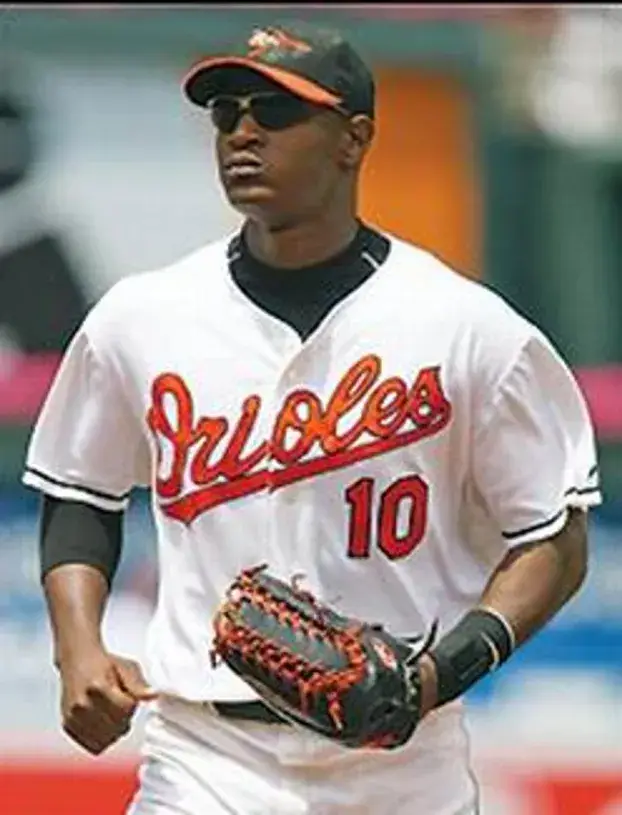 ADAM JONES Baltimore Orioles 2008 Majestic Throwback Home Baseball Jersey 