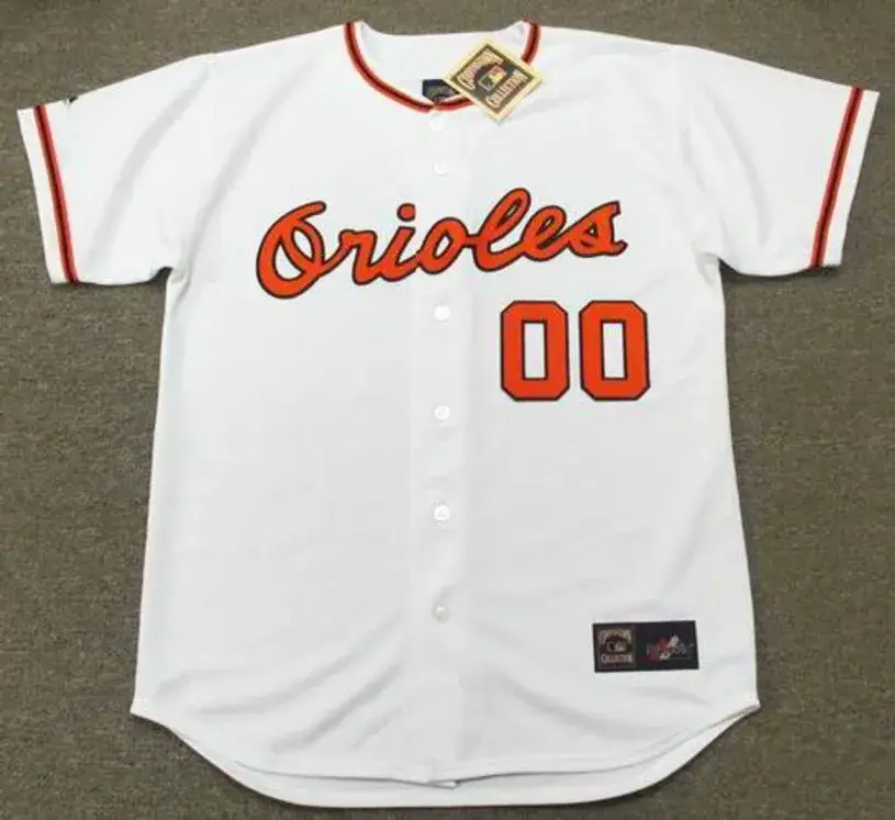 BALTIMORE ORIOLES 1966 Home Majestic Throwback Jersey Customized “Any Name & Numbers”