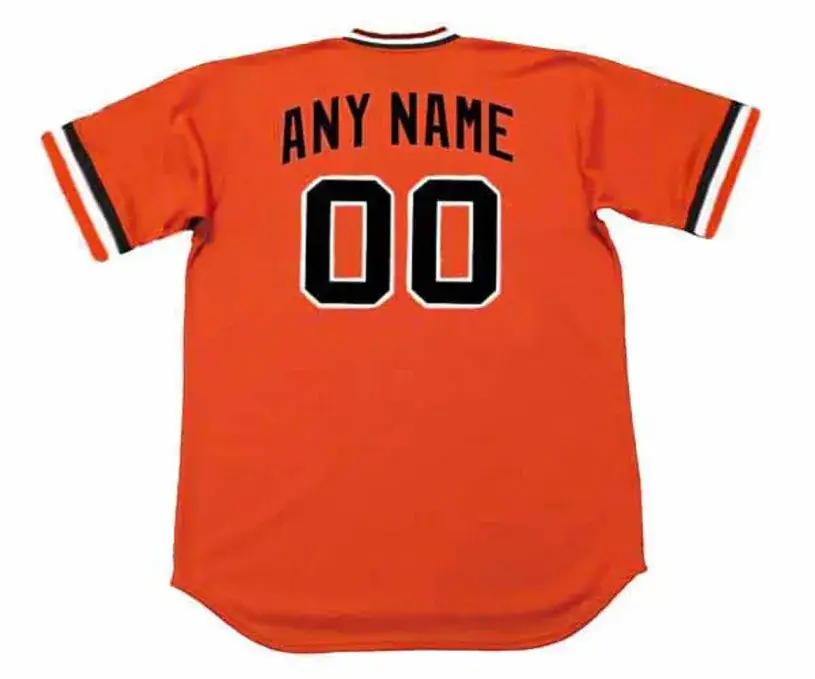 BALTIMORE ORIOLES 1979 Alternate Majestic Throwback Jersey Customized “Any Name & Numbers”