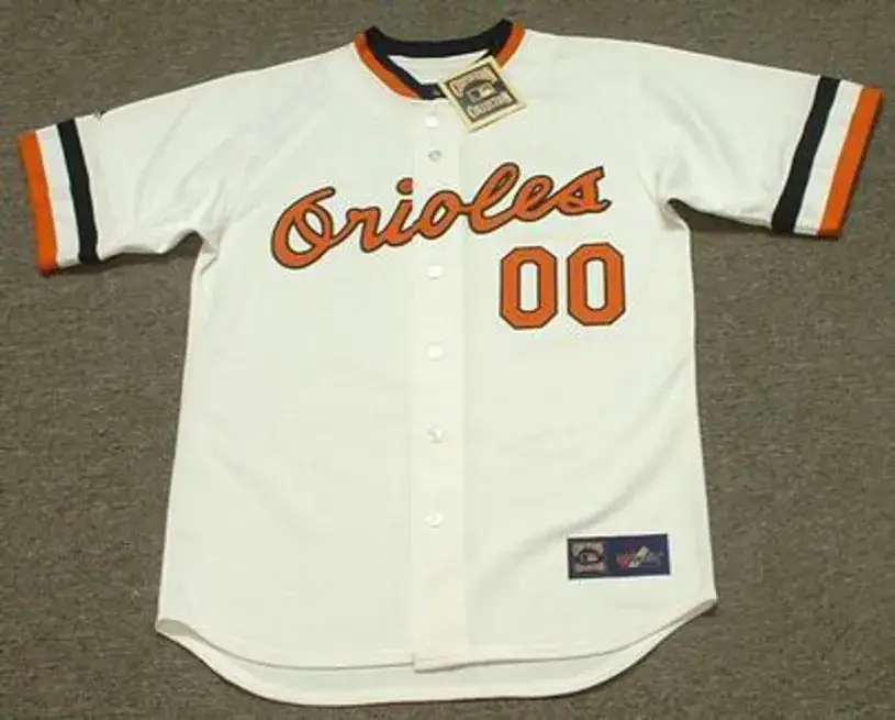 BALTIMORE ORIOLES 1980’s Home Majestic Throwback Jersey Customized “Any Name & Numbers”