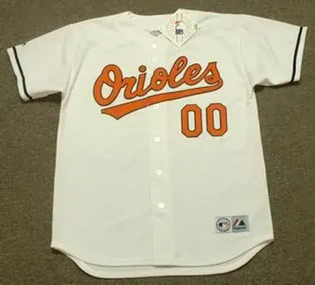 BALTIMORE ORIOLES 2000’s Home Majestic Throwback Jersey Customized “Any Name & Numbers”